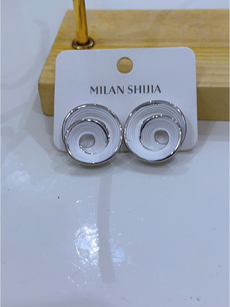 Boucles Spirale Blanche