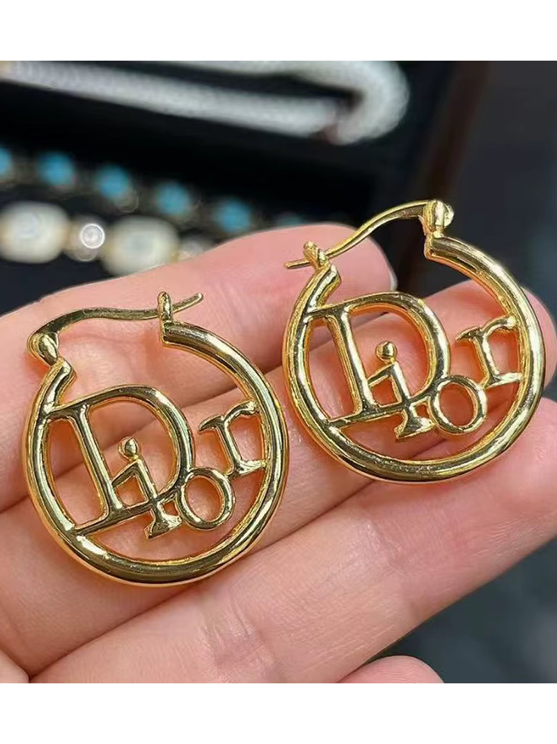 Créoles Logotypées DIOR